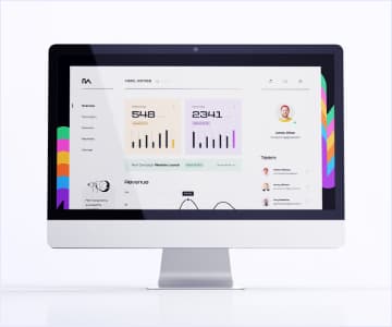 computer with webside