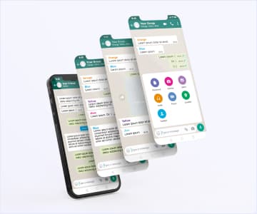 mobile version of the site on the phone